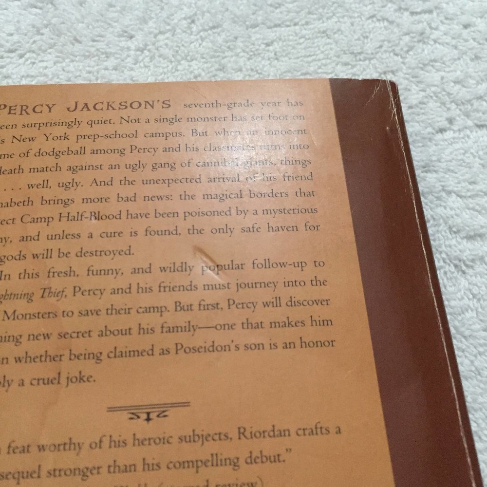 The Sea of Monsters - Paperback Book - Picture 8 of 9